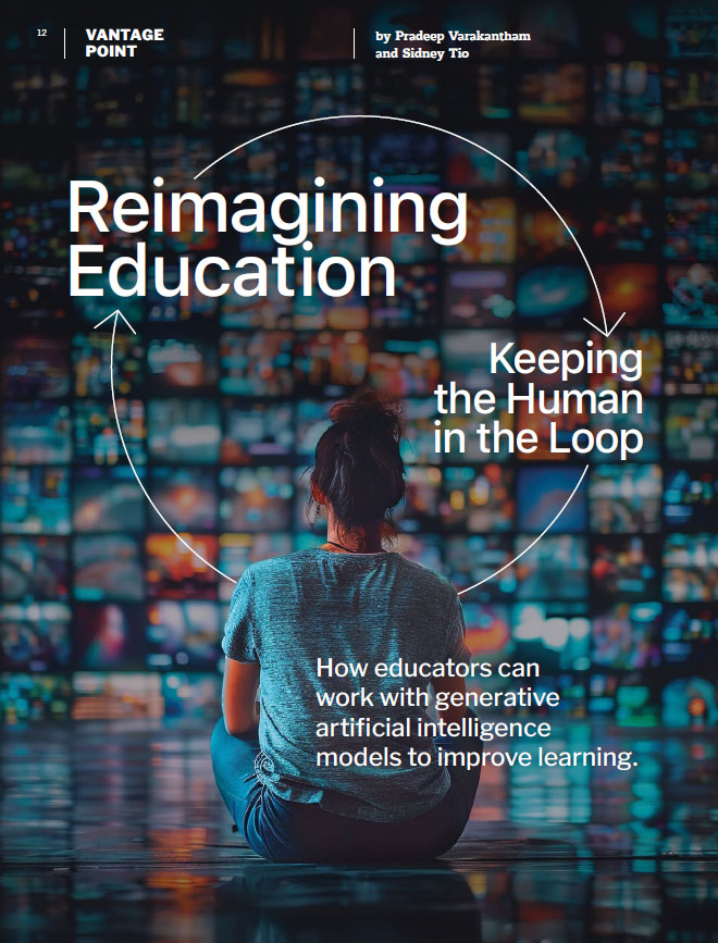 Reimagining Education: Keeping the Human in the Loop Reimagining Education: Keeping the Human in the Loop