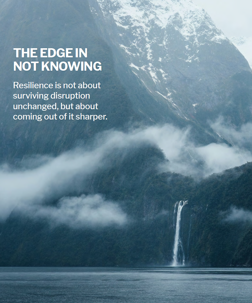 The Edge in Not Knowing
