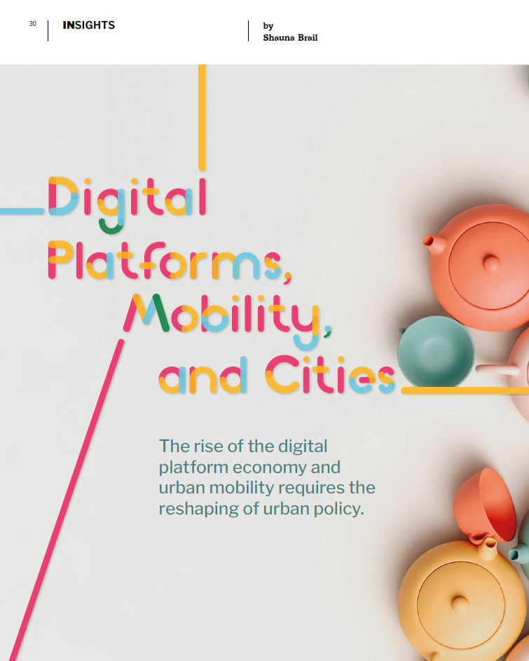 Digital Platforms, Mobility, and Cities
