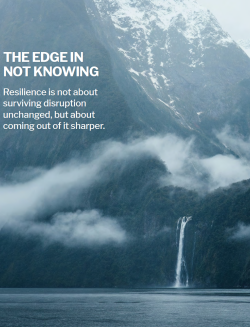 The Edge in Not Knowing